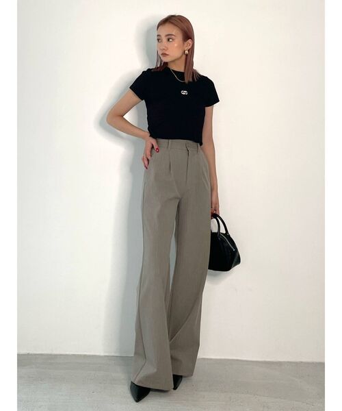 EMODA（エモダ）の「【SET UP着用可能】ハイウエストタンクワイドパンツ（その他パンツ・レディース・その他1/グレー/ブラック/その他・SMALL/MEDIUM）」の8枚目の写真