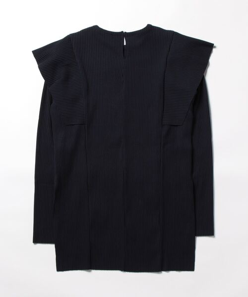 anana（アナナ）の「【anana】ギャラクシーリブショルダーフリルトップス（Tシャツ/カットソー・レディース・ホワイト/ネイビー・FREE）」の3枚目の写真