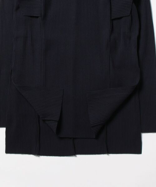 anana（アナナ）の「【anana】ギャラクシーリブショルダーフリルトップス（Tシャツ/カットソー・レディース・ホワイト/ネイビー・FREE）」の4枚目の写真