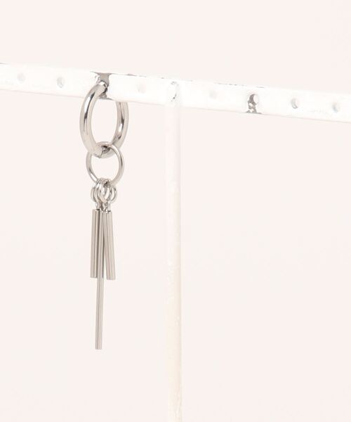 片耳用 】モチーフ デザイン フープ ピアス（ピアス（片耳用