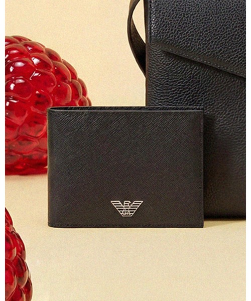 EMPORIO ARMANI(エンポリオアルマーニ)の「【エンポリオ アルマーニ】ASV コインポケットウォレット イーグルプレート付き(財布・メンズ・ブラック系その他・FREE)」の7枚目の写真