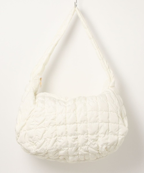 HALEY PESCA（ヘーリーペスカ）の「HALEY PESCA/大容量ボリュームショルダーバッグ（ショルダーバッグ・レディース・ホワイト/ブラック・FREE）」の18枚目の写真