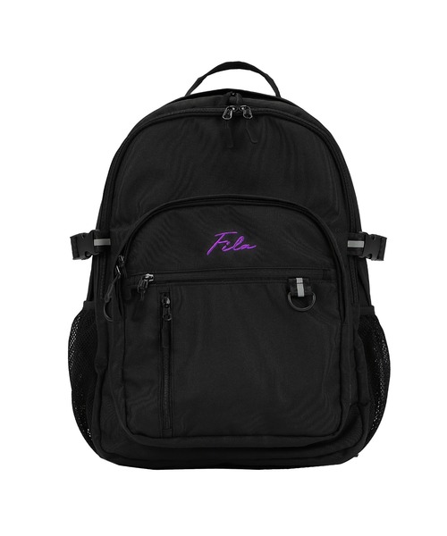 セール】FILA/フィラ 筆記体 刺繍 PC収納可能 A4収納可能 大容量