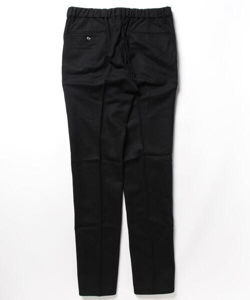 MONSIEUR NICOLE（ムッシュニコル）の「【canal deux Luxe】ストレッチウールフラノ セットアップパンツ（スラックス・メンズ・ブラック/ブルー/ネイビー・MEDIUM/LARGE/X-LARGE）」の4枚目の写真