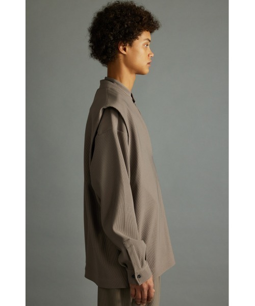 STYLEMIXER(スタイルミキサー)の「プリーツサイドボタンベスト(ベスト・メンズ・グレー/ブラック・FREE)」の17枚目の写真