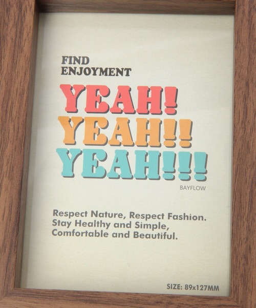 BAYFLOW（ベイフロー）の「BFファミリーフレーム4（フォトフレーム・レディース・ブラウン・0）」の11枚目の写真