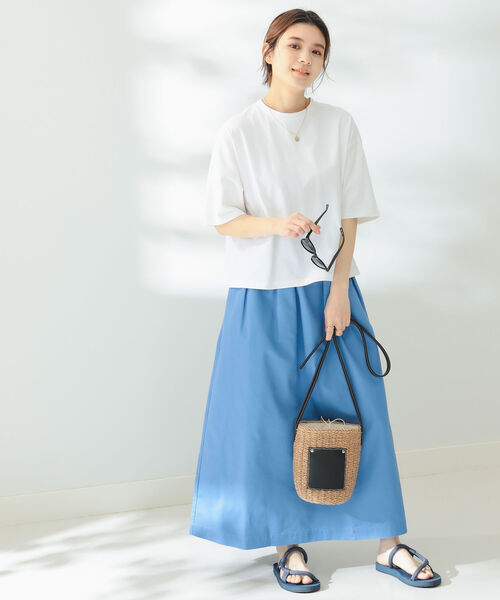 B:MING by BEAMS(ビーミングバイビームス)の「B:MING by BEAMS / トルコ コットン ベーシック Tシャツ(Tシャツ/カットソー・レディース・ブラック/オフホワイト/ライトイエロー系/ラベンダー・FREE)」の20枚目の写真