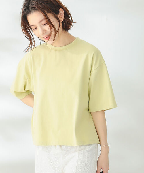 B:MING by BEAMS(ビーミングバイビームス)の「B:MING by BEAMS / トルコ コットン ベーシック Tシャツ(Tシャツ/カットソー・レディース・ブラック/オフホワイト/ライトイエロー系/ラベンダー・FREE)」の21枚目の写真