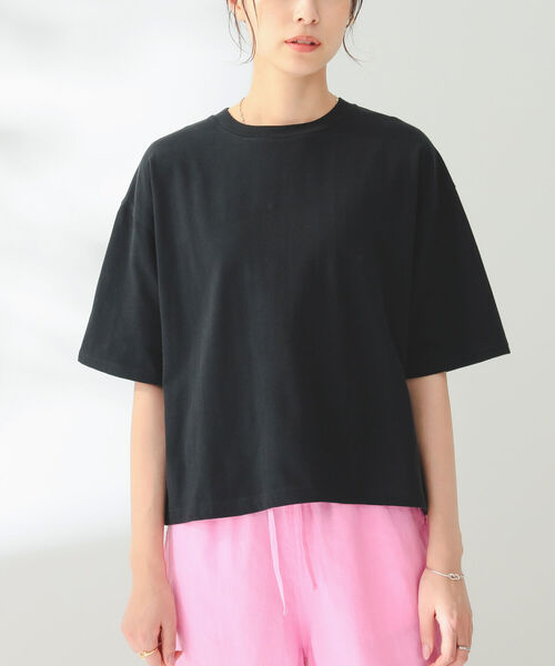 B:MING by BEAMS(ビーミングバイビームス)の「B:MING by BEAMS / トルコ コットン ベーシック Tシャツ(Tシャツ/カットソー・レディース・ブラック/オフホワイト/ライトイエロー系/ラベンダー・FREE)」の19枚目の写真