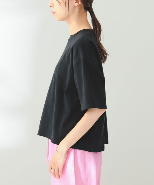 B:MING by BEAMS(ビーミングバイビームス)の「B:MING by BEAMS / トルコ コットン ベーシック Tシャツ(Tシャツ/カットソー・レディース・ブラック/オフホワイト/ライトイエロー系/ラベンダー・FREE)」の10枚目の写真