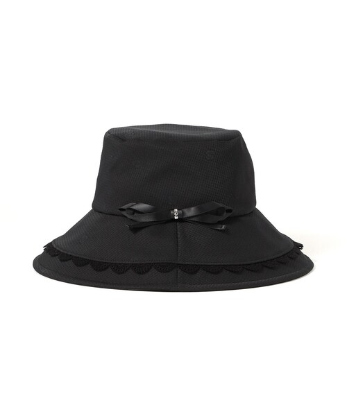 TO BE CHIC（トゥー ビー シック）の「カメリアジャカード ハット（ハット・レディース・ブラック・FREE）」の4枚目の写真