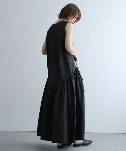 希少★リックオウエンス ワンピース トップス Vネック ノースリーブ カーキ M 希少☆リックオウエンス ワンピース トップス Vネック ノースリーブ