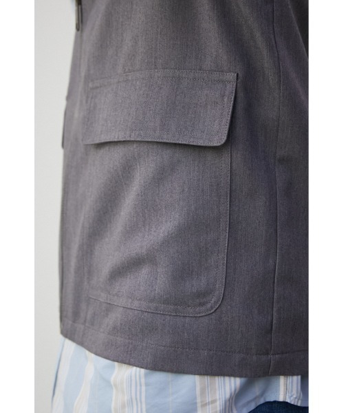 AZUL by moussy（アズールバイマウジー）の「DRIVERS ZIP VEST/ドライバーズジップベスト（ベスト・メンズ・グレー/ブラック・FREE）」の19枚目の写真