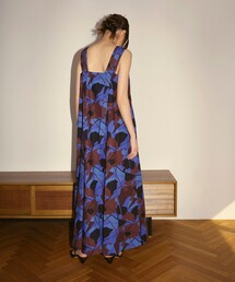 Ray BEAMS | RBS / プリント Vネック ノースリーブ ワンピース(ワンピース)