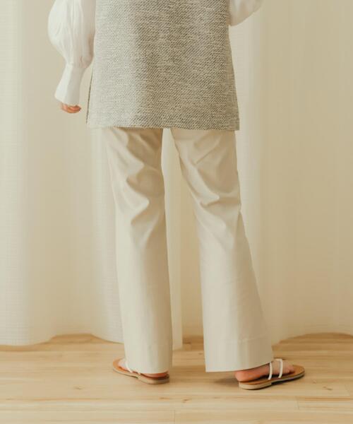 SENSE OF PLACE by URBAN RESEARCH(センスオブプレイスバイアーバンリサーチ)の「ストレッチセミフレアパンツ(その他パンツ・レディース・モカ/ライトベージュ/ブラック・TALL/MEDIUM/SMALL/LARGE/X-SMALL)」の6枚目の写真