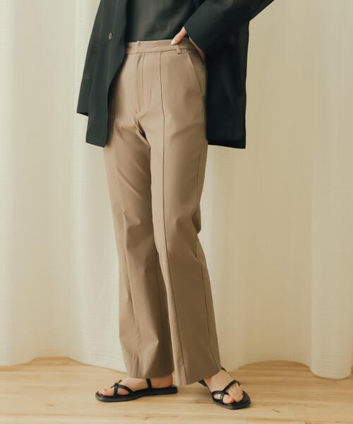 SENSE OF PLACE by URBAN RESEARCH(センスオブプレイスバイアーバンリサーチ)の「ストレッチセミフレアパンツ(その他パンツ・レディース・モカ/ライトベージュ/ブラック・TALL/MEDIUM/SMALL/LARGE/X-SMALL)」の17枚目の写真