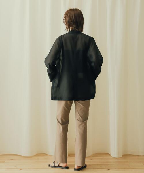 SENSE OF PLACE by URBAN RESEARCH(センスオブプレイスバイアーバンリサーチ)の「ストレッチセミフレアパンツ(その他パンツ・レディース・モカ/ライトベージュ/ブラック・TALL/MEDIUM/SMALL/LARGE/X-SMALL)」の21枚目の写真