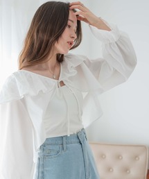 WEGO | WEGO/コットンレース2wayボレロブラウス(シャツ/ブラウス)