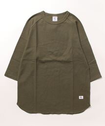 Maki ラグラン ロンT 緑 ラグランTシャツ」に該当するグリーン・カーキ/緑色系のメンズ