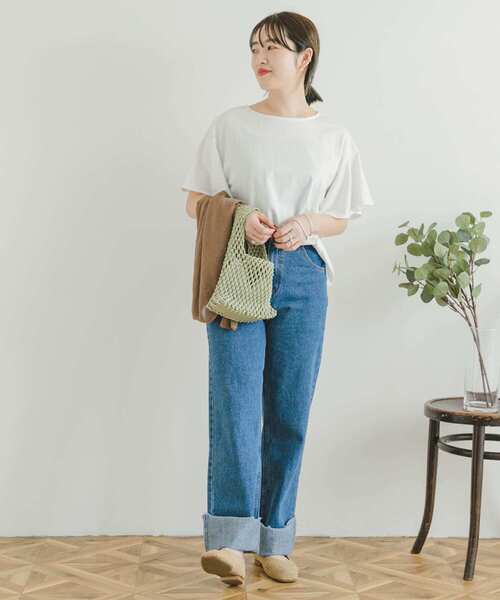 hana. ⭐️エンフォルド フレアプルオーバー　カットソー　現行タグ　近年 hana. ⭐️エンフォルド フレアプルオーバー カットソー 現行