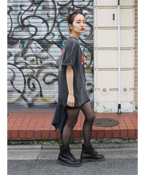 Ungrid(アングリッド)の「ツアーロゴルーズTee(Tシャツ/カットソー・レディース・オフホワイト/オレンジ/ブルー/チャコールグレー/イエロー・FREE)」の21枚目の写真