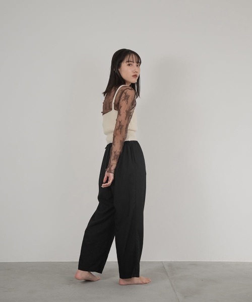 lawgy(ラウジー)の「see through lace tops(Tシャツ/カットソー・レディース・アイボリー/ベージュ/ピンクベージュ/ブラウン/カーキ系/ブルー系・FREE)」の19枚目の写真