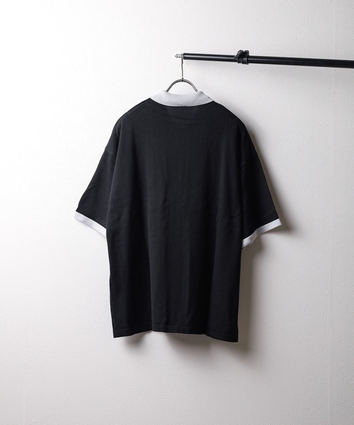 【セール】★Bling leads★サマーニット ハーフジップポロシャツ（ポロシャツ）｜Bling Leads（ブリングリーズ）