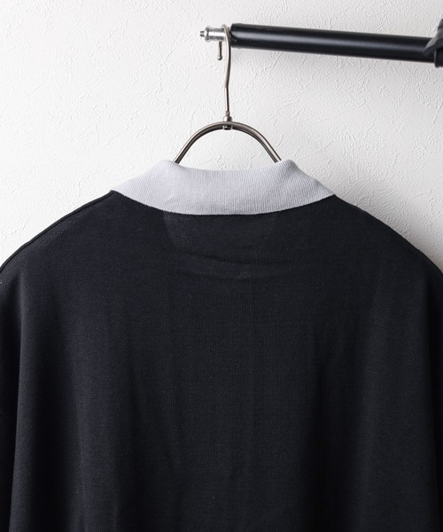 【セール】★Bling leads★サマーニット ハーフジップポロシャツ（ポロシャツ）｜Bling Leads（ブリングリーズ）