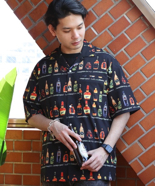 ８(eight)（エイト）の「とろみ半袖シャツ（シャツ/ブラウス・メンズ・ブラック系その他/ホワイト系その他2/ホワイト系その他4/ブラック系その他3/ブラック系その他5/ホワイト系3/ホワイト系その他5/ホワイト系その他7/ブラック系その他2/ホワイト系1/グレー系その他/イエロー系その他/ブラック系その他4/ブラック系その他6/テラコッタ/ブラック系その他7/ホワイト系その他3/ホワイト系2/グリーン系その他/ホワイト系その他6/ホワイト系その他・X-LARGE/MEDIUM/LARGE）」の12枚目の写真