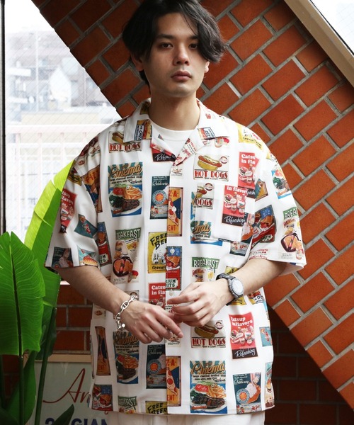 ８(eight)（エイト）の「とろみ半袖シャツ（シャツ/ブラウス・メンズ・ブラック系その他/ホワイト系その他2/ホワイト系その他4/ブラック系その他3/ブラック系その他5/ホワイト系3/ホワイト系その他5/ホワイト系その他7/ブラック系その他2/ホワイト系1/グレー系その他/イエロー系その他/ブラック系その他4/ブラック系その他6/テラコッタ/ブラック系その他7/ホワイト系その他3/ホワイト系2/グリーン系その他/ホワイト系その他6/ホワイト系その他・X-LARGE/MEDIUM/LARGE）」の4枚目の写真