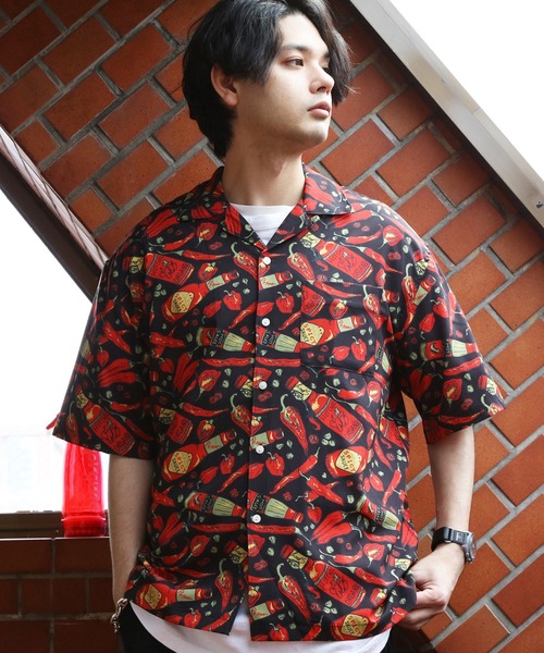 ８(eight)（エイト）の「とろみ半袖シャツ（シャツ/ブラウス・メンズ・ブラック系その他/ホワイト系その他2/ホワイト系その他4/ブラック系その他3/ブラック系その他5/ホワイト系3/ホワイト系その他5/ホワイト系その他7/ブラック系その他2/ホワイト系1/グレー系その他/イエロー系その他/ブラック系その他4/ブラック系その他6/テラコッタ/ブラック系その他7/ホワイト系その他3/ホワイト系2/グリーン系その他/ホワイト系その他6/ホワイト系その他・X-LARGE/MEDIUM/LARGE）」の18枚目の写真