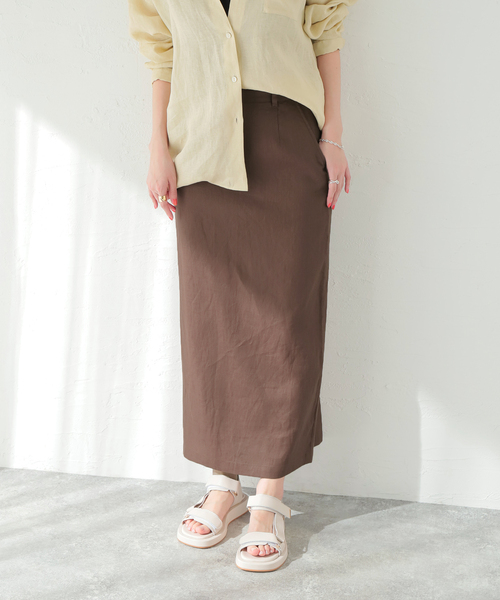 JOURNAL STANDARD（ジャーナルスタンダード）の「リネンチンツスカート
