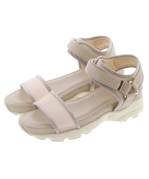 JELLY BEANS（ジェリービーンズ）の「スモークフィルムベルトスポーツサンダル(217-10282)JELLY BEANS(ジェリービーンズ)（サンダル・レディース・ホワイト/ブラック/ベージュ・M/L/S）」の10枚目の写真