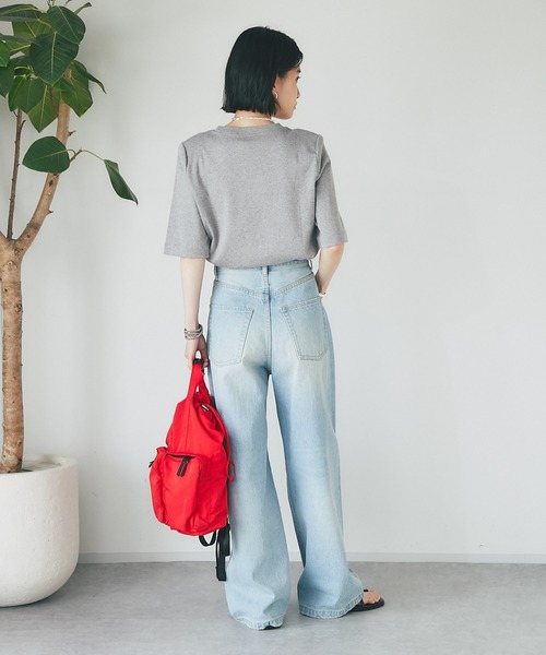 RIVE DROITE（リヴドロワ）の「低身長サイズあり/MONN.:. ワイドデニム（デニムパンツ・レディース・ブルー・36/38/40）」の8枚目の写真