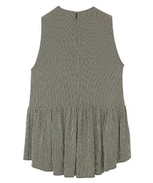 Ameri VINTAGE - Ameri VINTAGE★HOUNDSTOOTH PEPLUM TOP Ameri（アメリ）の「MEDI HOUNDSTOOTH PEPLUM TOP（シャツ