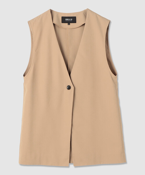COMME CA ISM(コムサイズム)の「【セットアップ対応】ジレ(ベスト・レディース・オレンジ/キャメル/アイボリー・MEDIUM/LARGE)」の14枚目の写真