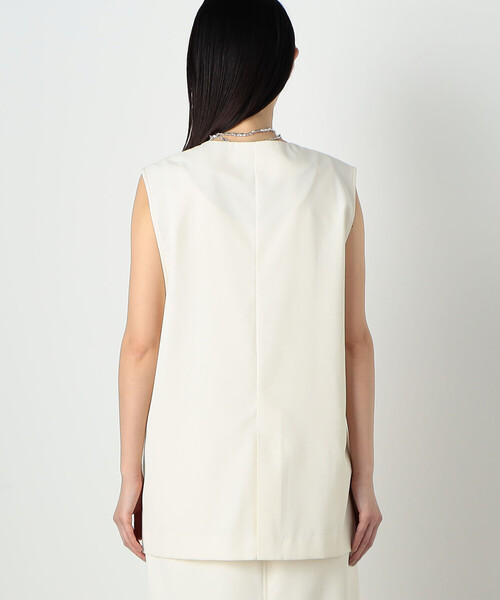 COMME CA ISM(コムサイズム)の「【セットアップ対応】ジレ(ベスト・レディース・オレンジ/キャメル/アイボリー・MEDIUM/LARGE)」の17枚目の写真