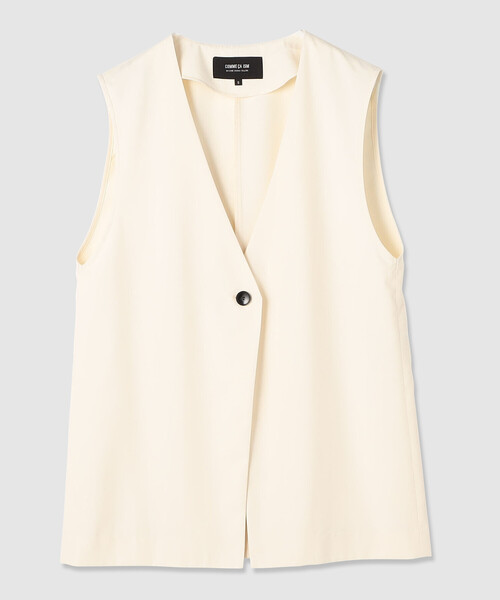 COMME CA ISM(コムサイズム)の「【セットアップ対応】ジレ(ベスト・レディース・オレンジ/キャメル/アイボリー・MEDIUM/LARGE)」の6枚目の写真