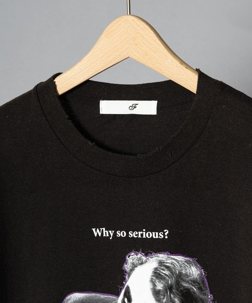 south for F 17-6（サウスフォーエフセブンティーシックス）の「【 south for F 17-6 / サウスフォーエフ 】 THE JORKER TSHIRTS / ジョーカーTシャツ（Tシャツ/カットソー・メンズ・ブラック・LARGE/X-LARGE/MEDIUM）」の3枚目の写真