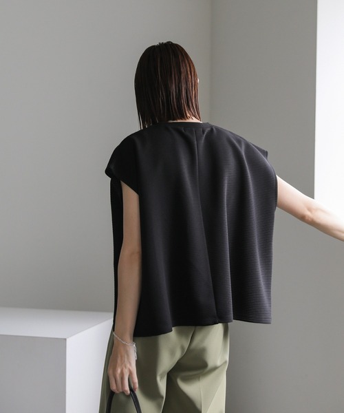 select MOCA（セレクトモカ）の「リップルボーダートップス（T