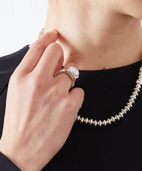 PLOW プラウ/リング シルバー925 スモーキークオーツ PLOW プラウ/リング シルバー925 スモーキークオーツ PLOW