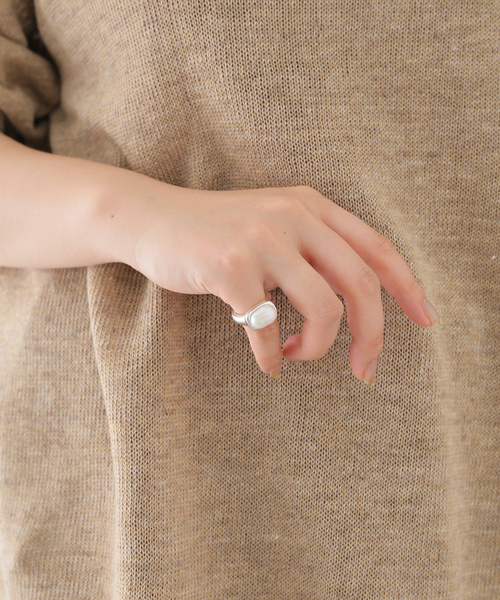 セール】【PLOW /プラウ】Pearl Ring（リング）｜VERMEIL par iena