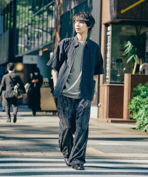 JOURNAL STANDARD（ジャーナルスタンダード）の「P/TRO パターンオーバーパンツ（その他パンツ・メンズ・ベージュ/ボルドー/ブラック系その他/チャコールグレー・MEDIUM/SMALL/LARGE）」の5枚目の写真