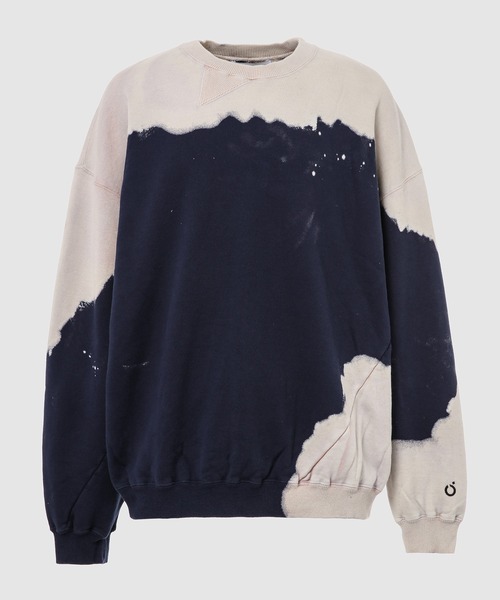 NOMA t.d.(ノーマティーディー)の「Hand Dyed Twist Sweat(スウェット・メンズ・ネイビー・3/2/4)」の1枚目の写真