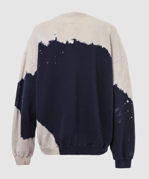 NOMA t.d.(ノーマティーディー)の「Hand Dyed Twist Sweat(スウェット・メンズ・ネイビー・3/2/4)」の2枚目の写真