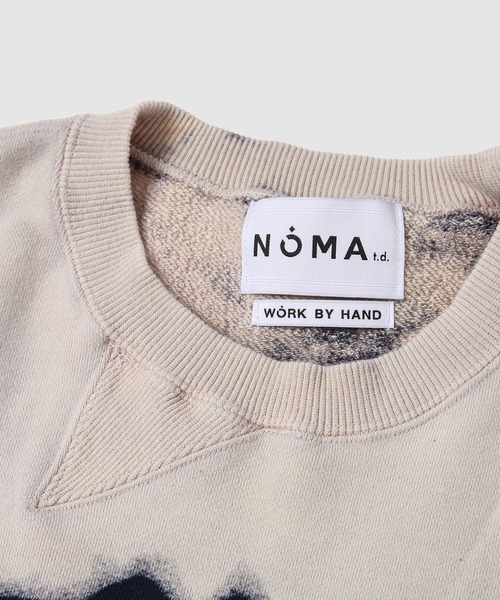 NOMA t.d.(ノーマティーディー)の「Hand Dyed Twist Sweat(スウェット・メンズ・ネイビー・3/2/4)」の3枚目の写真
