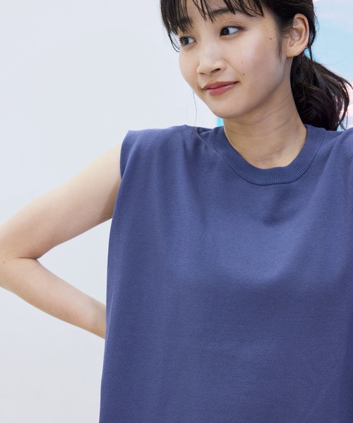 Jayro（ジャイロ）の「脇タックプルオーバー（Tシャツ/カットソー・レディース・ホワイト系その他/ブラック系その他/ブルー/ブラック・M）」の8枚目の写真
