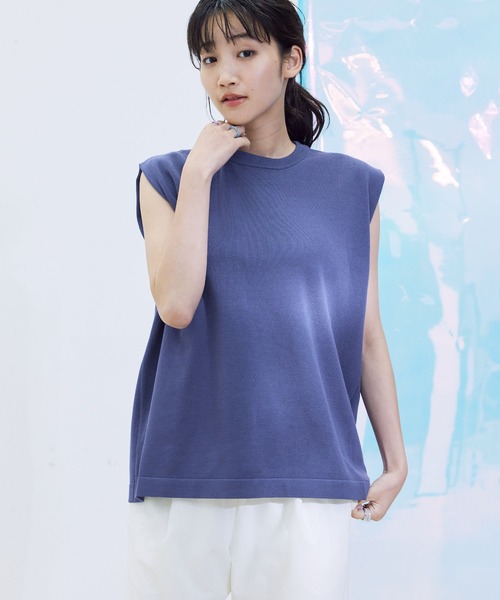 Jayro（ジャイロ）の「脇タックプルオーバー（Tシャツ/カットソー・レディース・ホワイト系その他/ブラック系その他/ブルー/ブラック・M）」の18枚目の写真