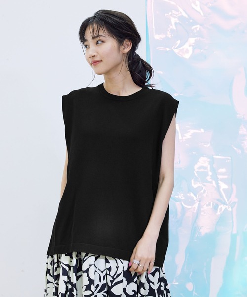 Jayro（ジャイロ）の「脇タックプルオーバー（Tシャツ/カットソー・レディース・ホワイト系その他/ブラック系その他/ブルー/ブラック・M）」の19枚目の写真