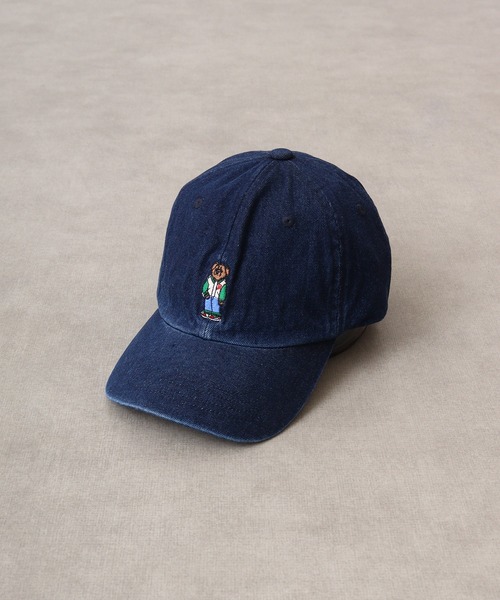 TESTIFY クマ刺繍キャップ カジュアル ユニセックス 動物柄/Summer